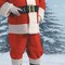 Rental Quality Santa Suit with Zippered Red Coat, Plush Trim, and Holiday Accessories
